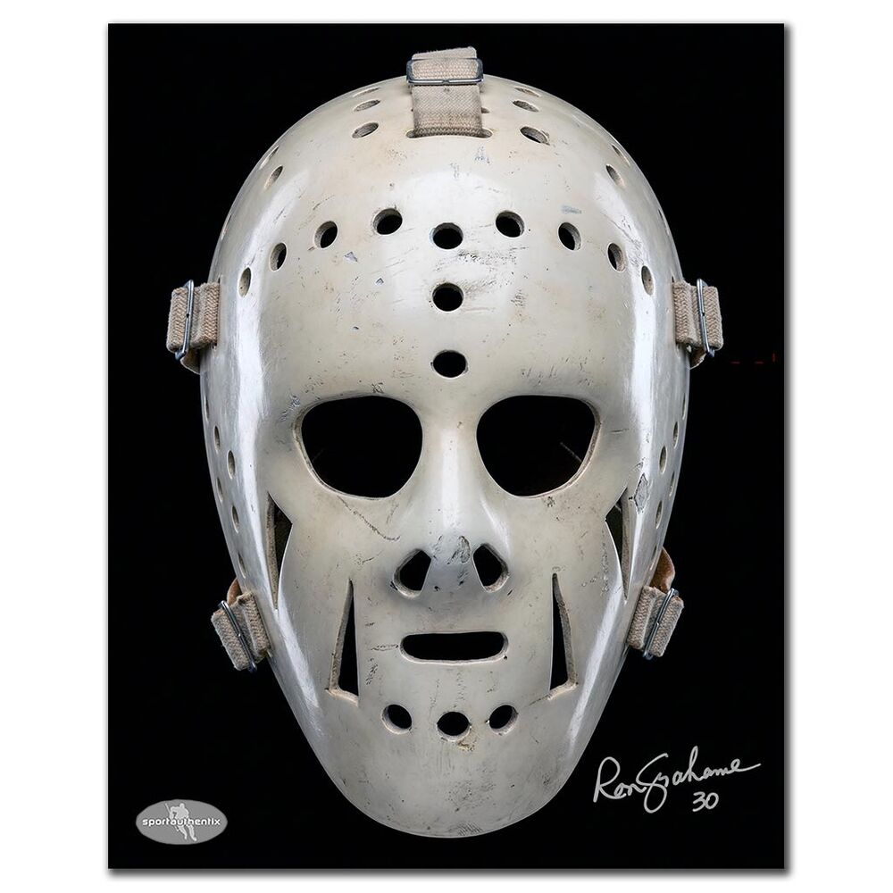Ron Grahame Autographed Los Angeles Kings 8x10 Photo - Mask