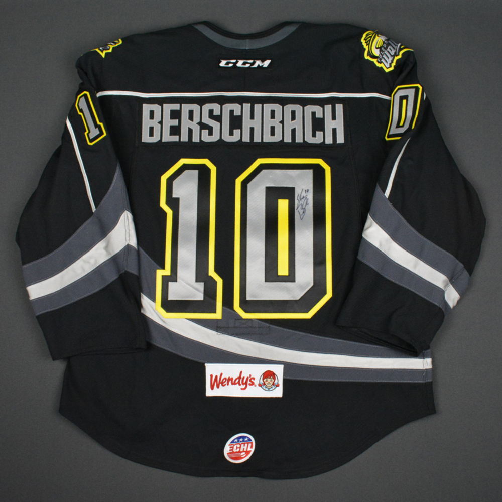 Shane Berschbach Toledo Walleye 2016 CCM/ECHL Hockey Heritage Week