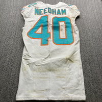 International Games - Dolphins Nik Needham Game Worn Jersey (11/05/23) S...