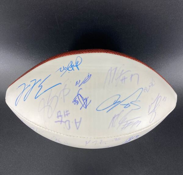 NFL - 49ers Multi Sign Super Bowl XLVII Panel Ball Signed By Over 30 Pla...