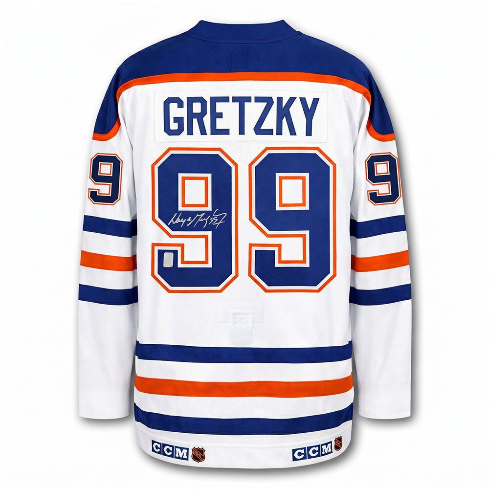 Wayne Gretzky Autographed Edmonton Oilers CCM Reebok Jersey - WGA Hologram
