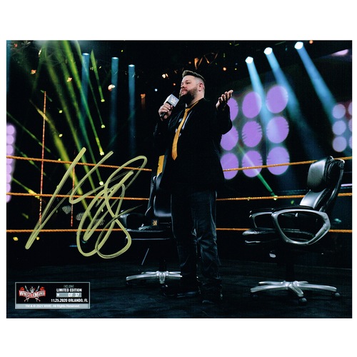 Kevin Owens SIGNED WrestleMania 37 Exclusive 8x10 Photo (Random Number)