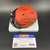 NFL - Broncos RJ Harvey Signed Rave Mini Helmet