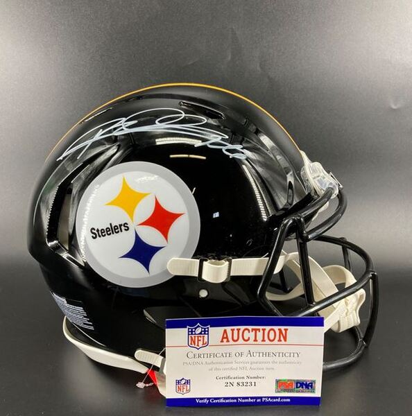 NFL - Steelers Rod Woodson Signed Authentic Speed Helmet