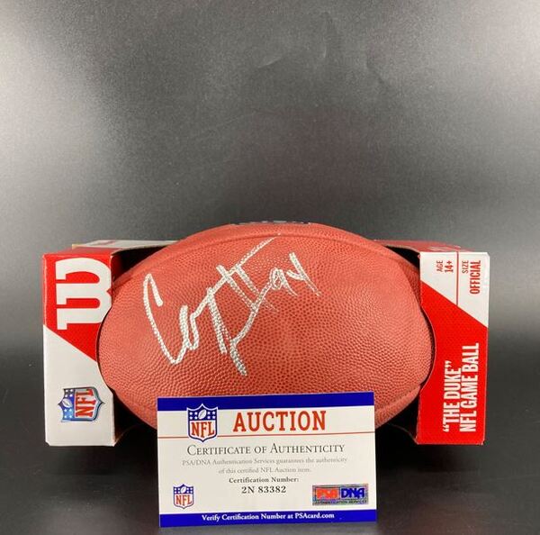 NFL - Saints Cameron Jordan Signed Authentic Football