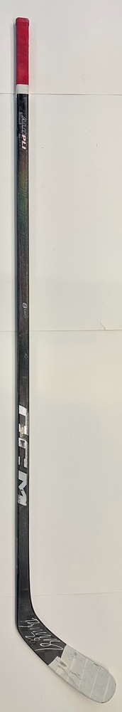 #28 Andre Burakovsky Game Used Stick - Autographed - Chicago Blackhawks
