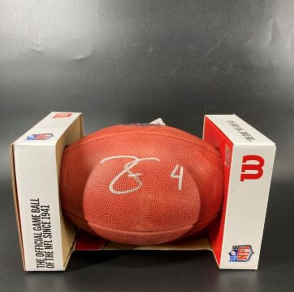 NFL - Ravens Zay Flowers signed authentic football
