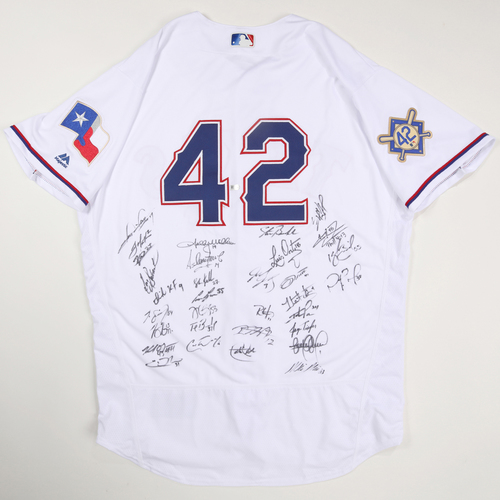 texas rangers 42 jersey