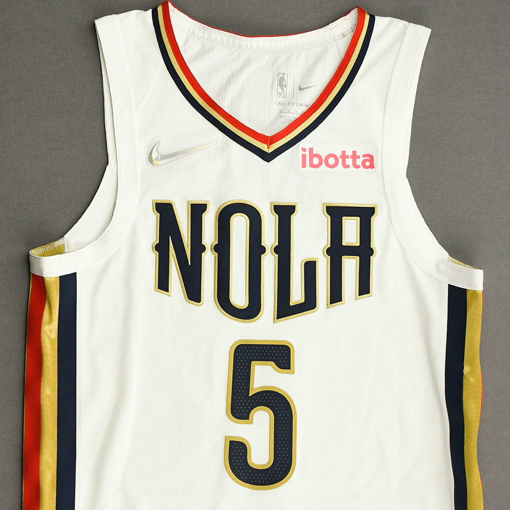Herbert Jones New Orleans Pelicans GameWorn City Edition Jersey