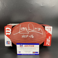 HOF - Colts Tony Dungy Signed Authentic Football with "Super Bowl X...