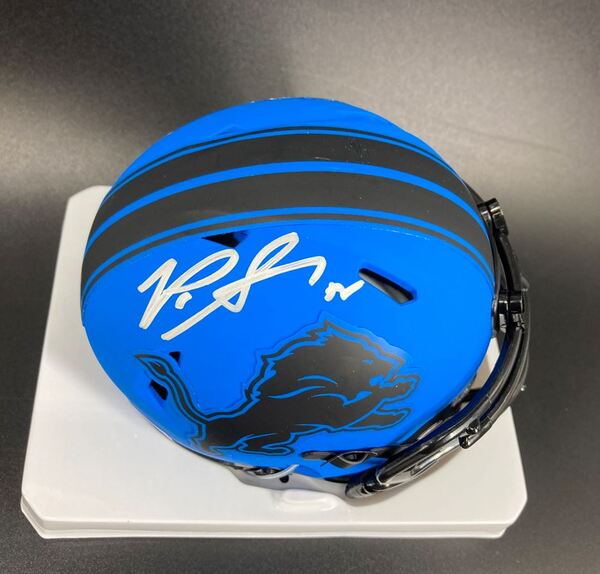 Lions - Penei Sewel Signed Rave Mini Helmet