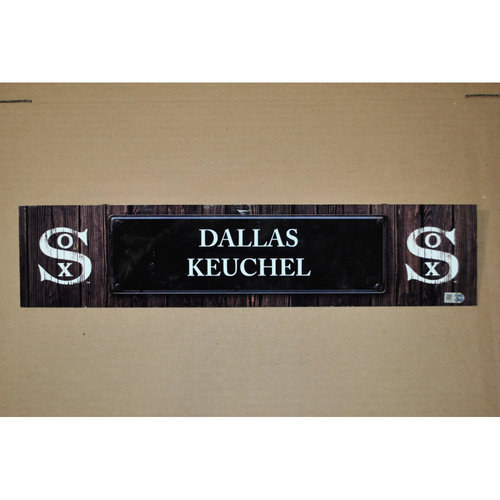 2021 New York Yankees vs. Chicago White Sox in Dyersville, Iowa: Dallas Keuchel Game-Used Locker Name Plate