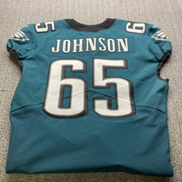 STS - Eagles Lane Johnson Game Worn Jersey (11/14/22) Size 48 W/ Captain...