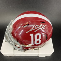 NFL - Vikings Dallas Turner  Signed Alabama Mini Helmet