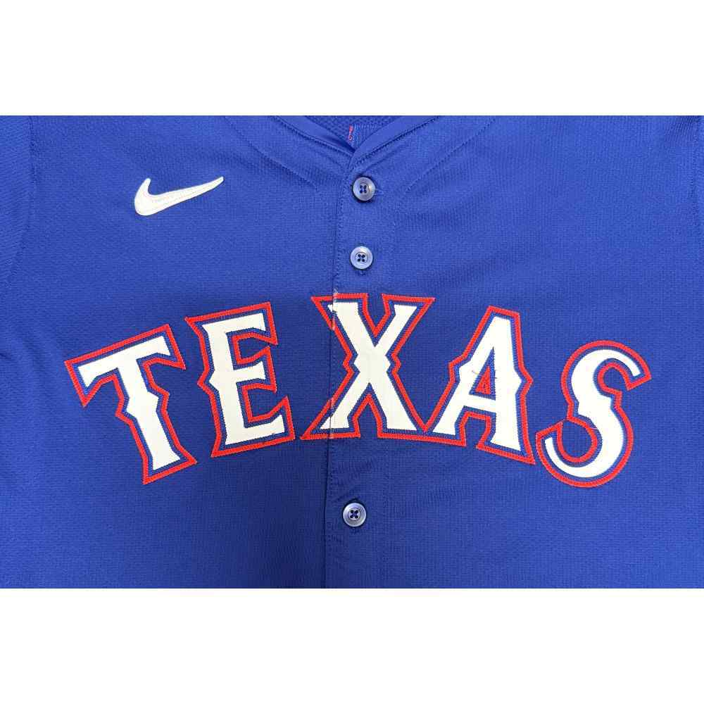 Nathan Eovaldi #17 Texas Rangers Game-Used Blue Alternate Jersey