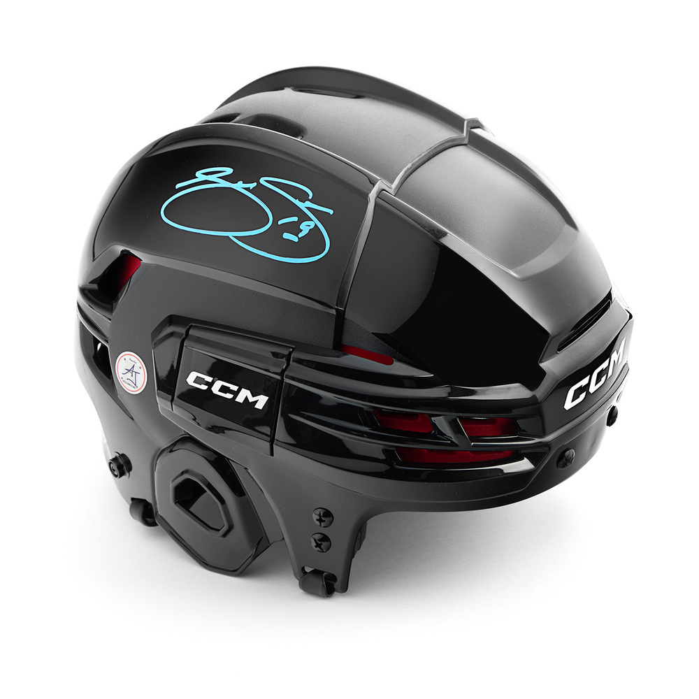 Joe Sakic Autographed Black CCM Hockey Helmet