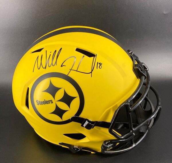 NFL - Steelers Will Howard Signed Rave Replica Speed Helmet