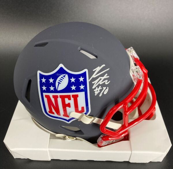NFL - Ravens Kevin Zeitler Signed Blue NFL Shield Mini Helmet