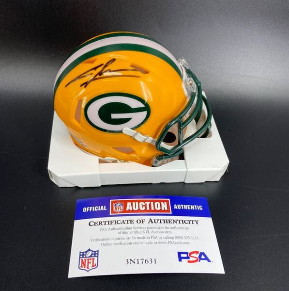 HOF - Packers Charles Woodson Signed Mini Helmet