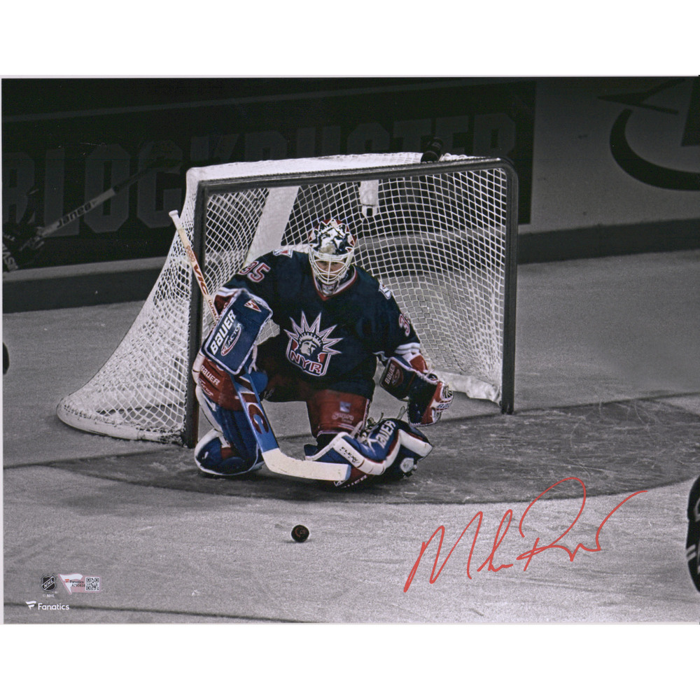 Mike Richter New York Rangers Autographed 11