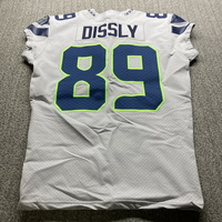 Crucial Catch - Seahawks Will Dissly Game Issued Jersey 2022 Season Size 44