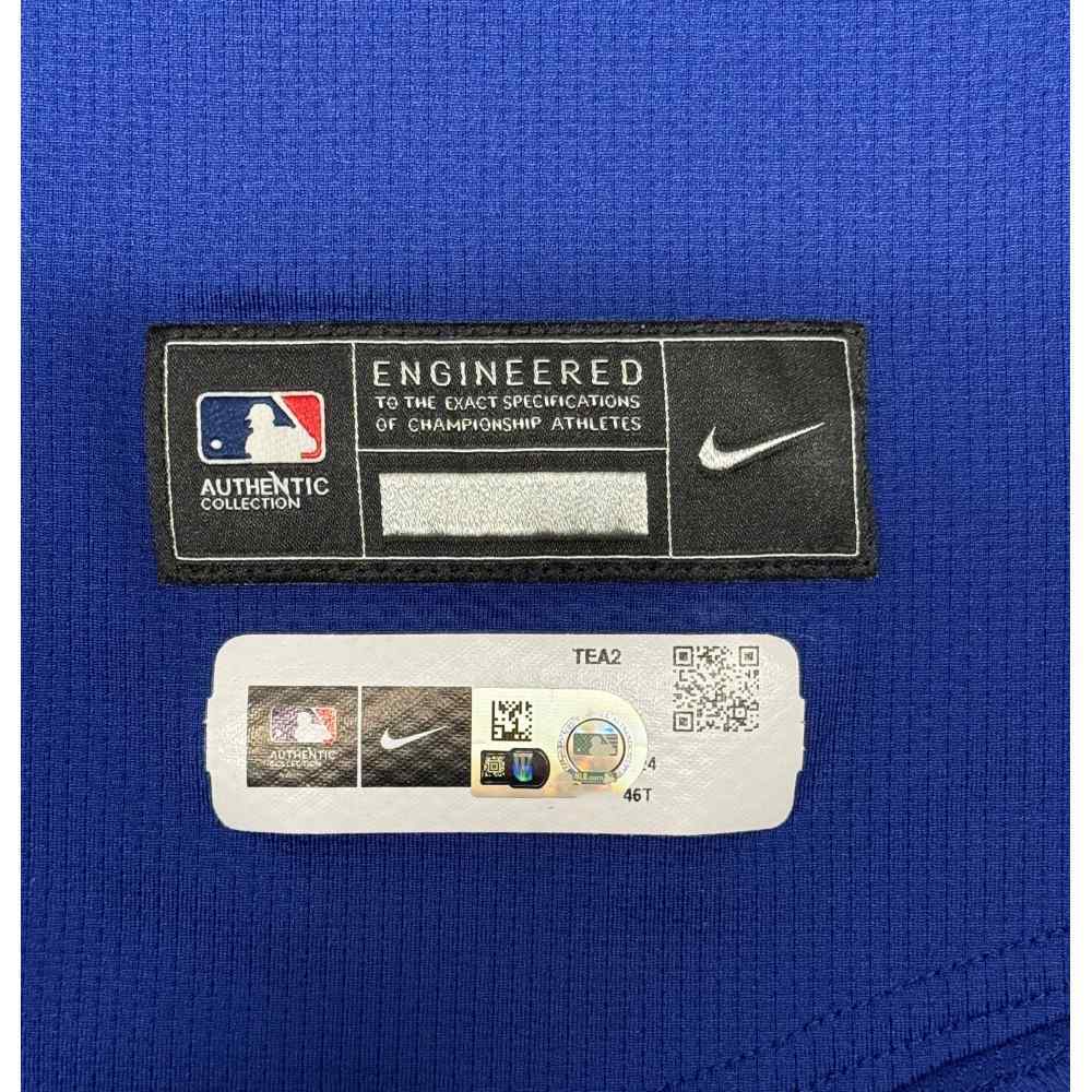 Nathan Eovaldi #17 Texas Rangers Game-Used Blue Alternate Jersey