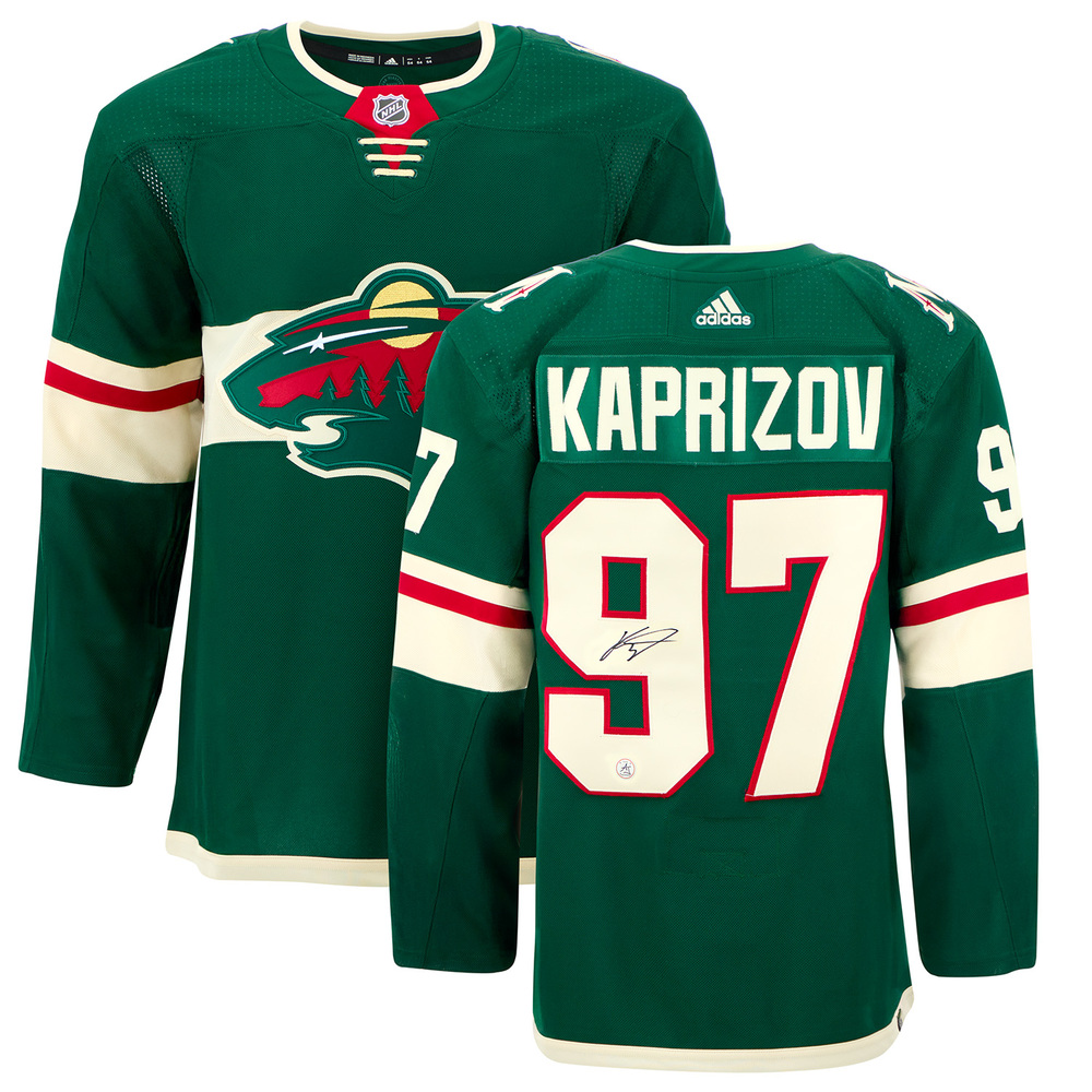 Kirill Kaprizov Autographed Minnesota Wild Green adidas Jersey