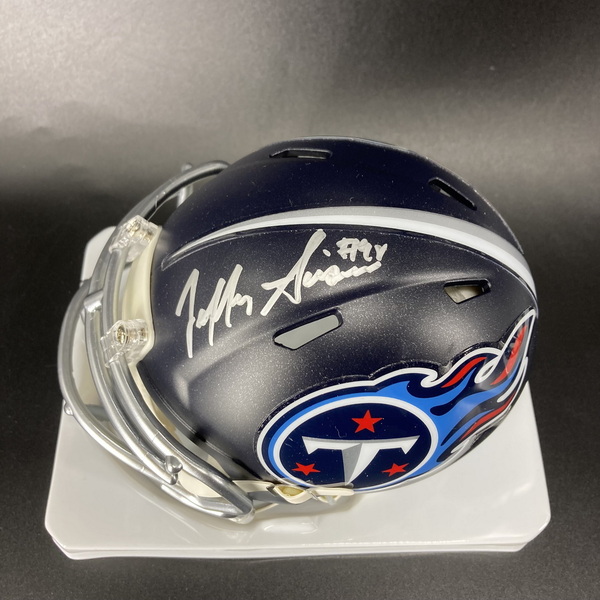 NFL - Titans Jeffery Simmons Signed Mini Helmet