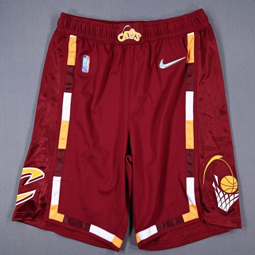 Image of Lamar Stevens - Cleveland Cavaliers - Game-Issued City Edition Shorts - 2021-22 NBA Season