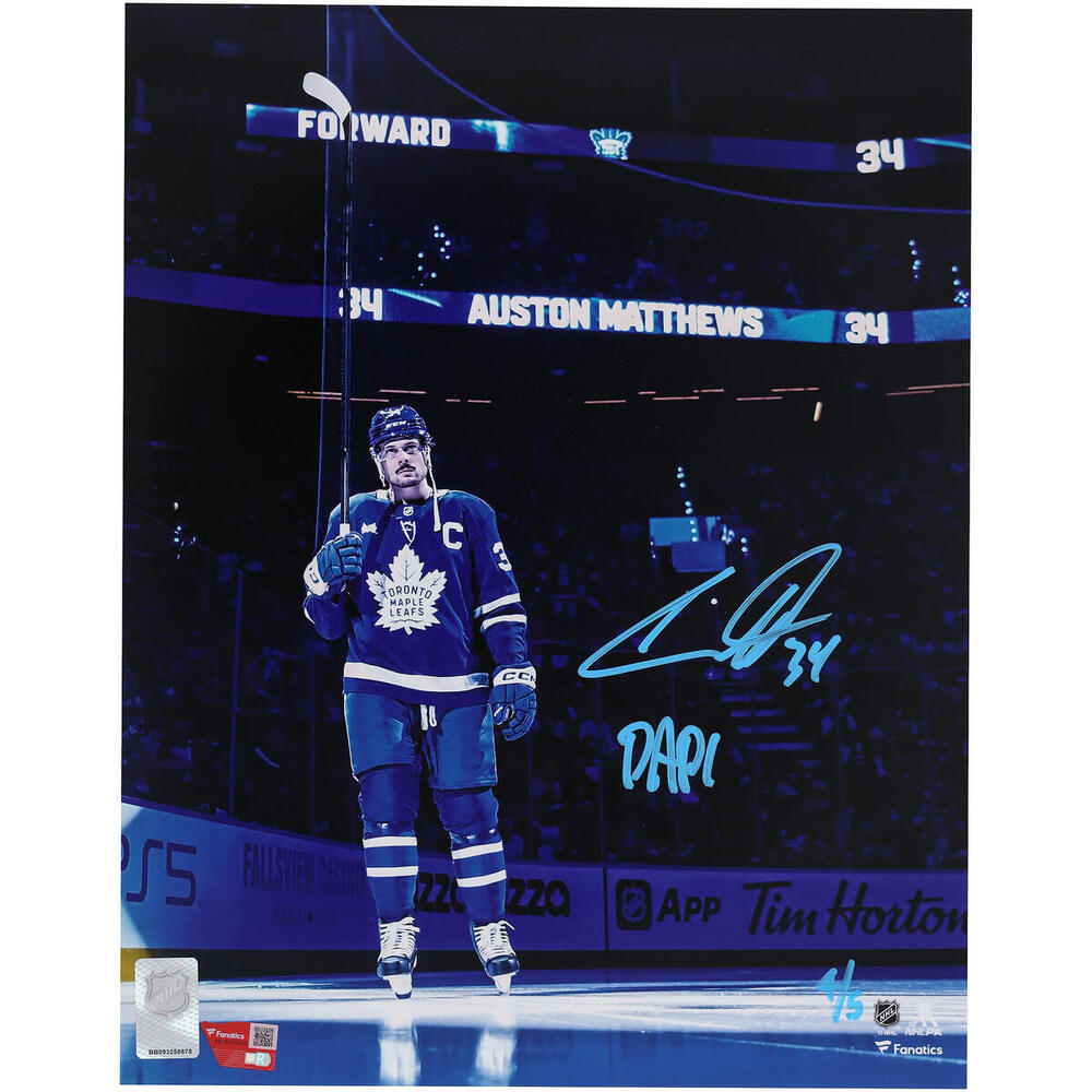 Auston Matthews Toronto Maple Leafs Autographed 11