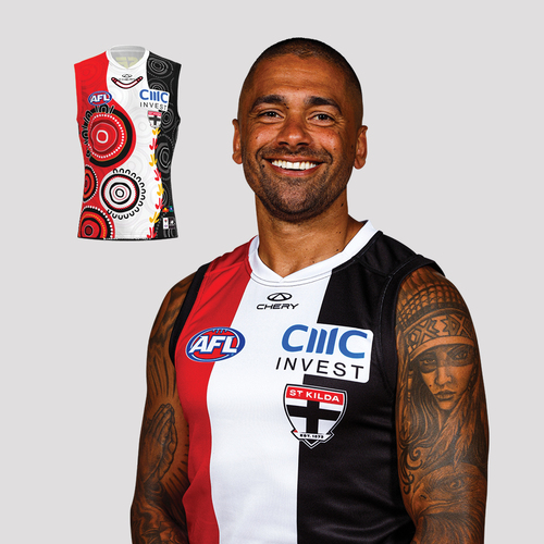 Photo of Brad Hill #8 - 2026 Home Player First Nations Guernsey * Signed 