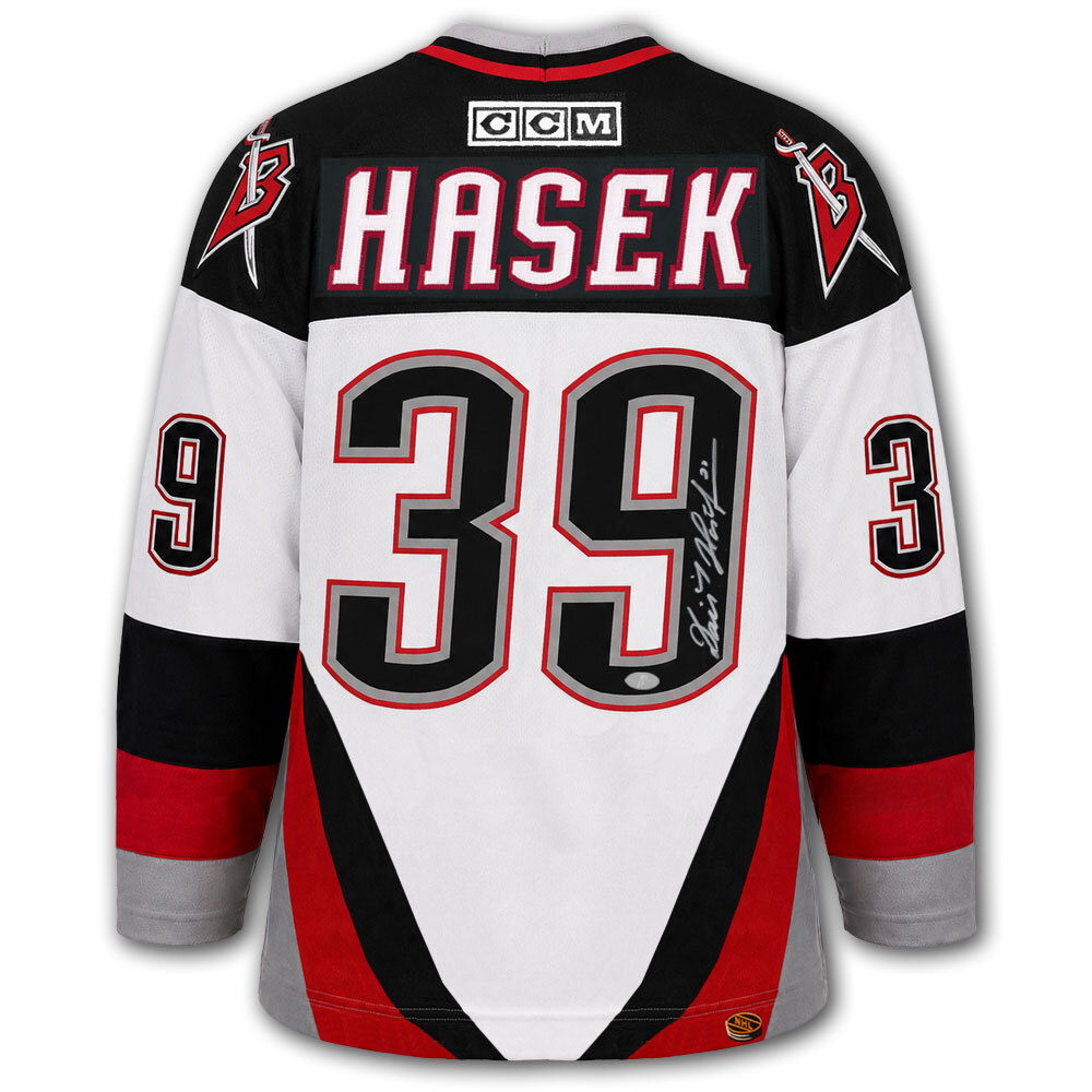 Dominik Hasek Autographed Buffalo Sabres CCM Jersey