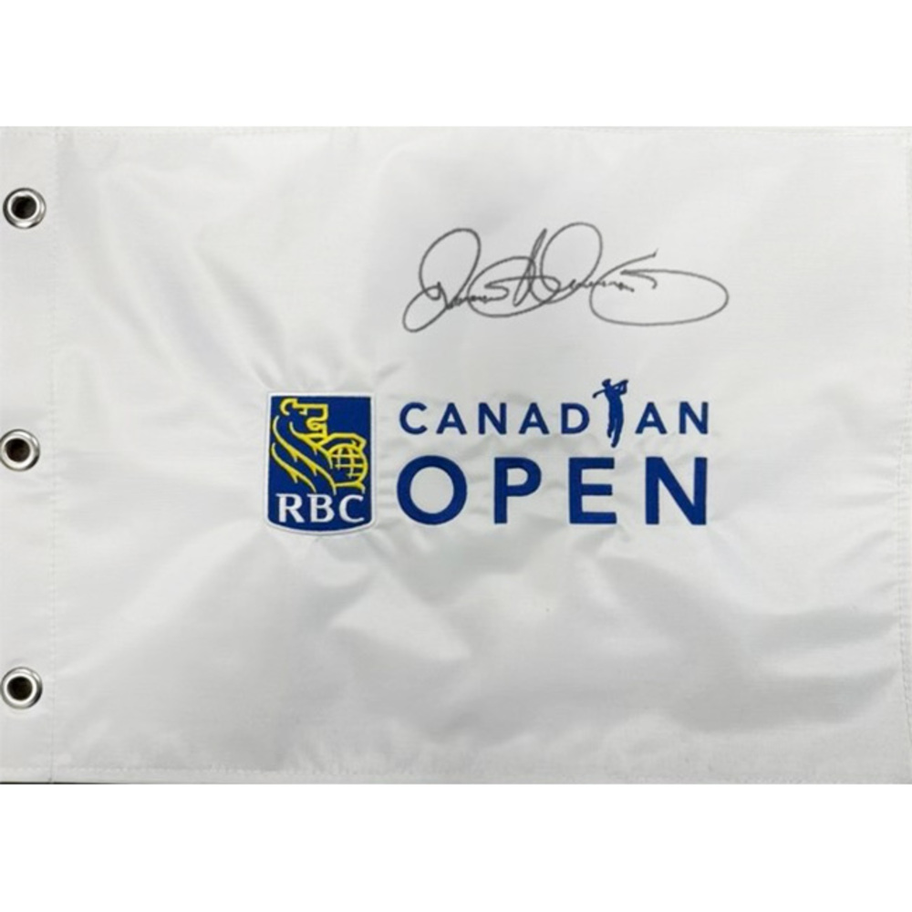 Rory McIlroy Autographed 2022 Canadian Open Pin Flag