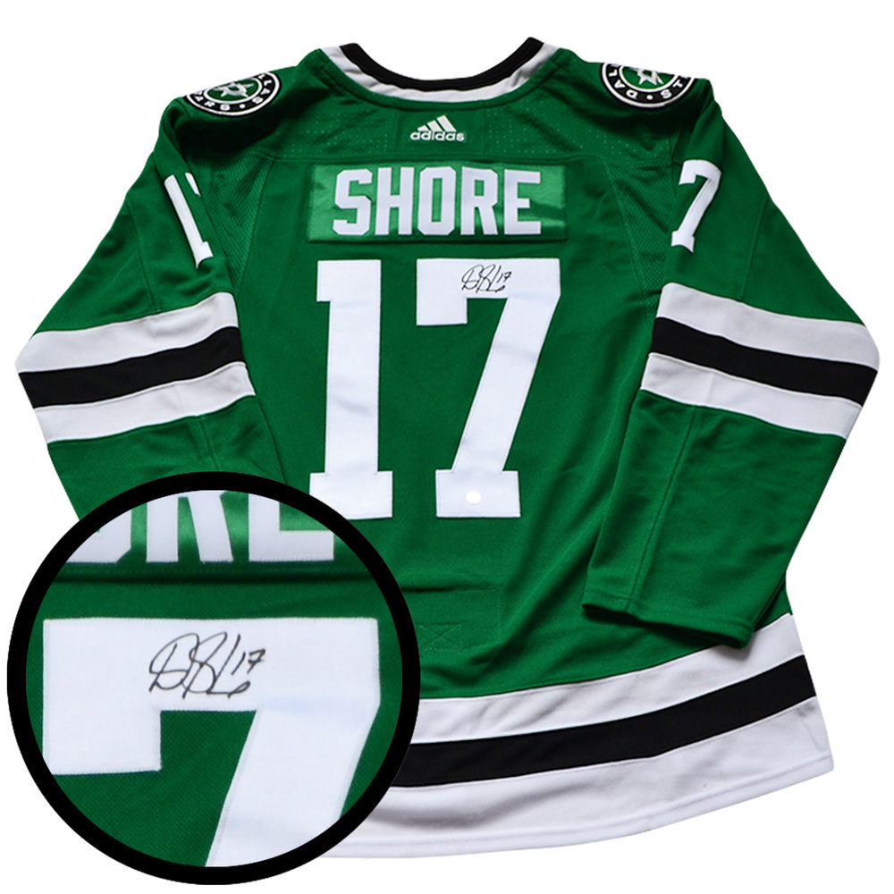Devin Shore Signed Jersey Stars Pro Green 2017-2019 Adidas