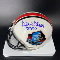 HOF - Steelers Donnie Shell Signed HOF Mini Helmet with HOF 98 Inscription