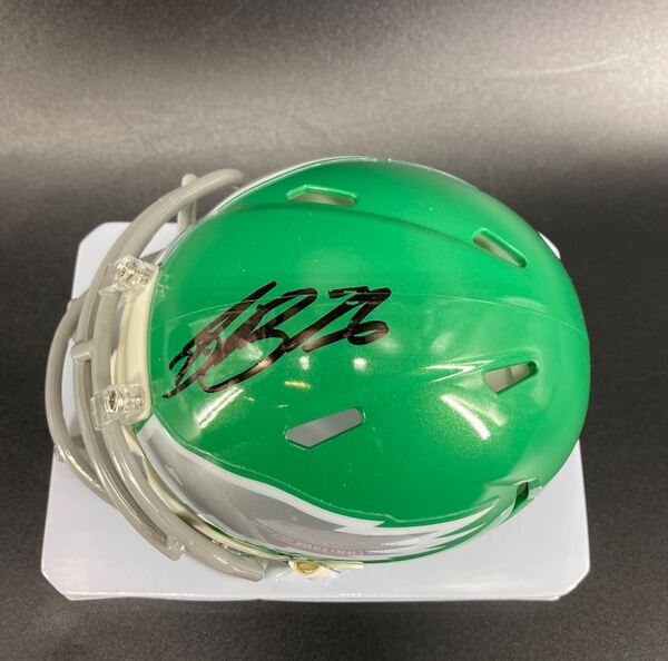 Eagles - Saquon Barkley Signed Mini Helmet