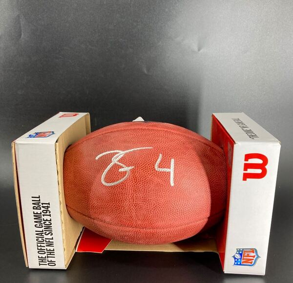 NFL - Ravens Zay Flowers signed authentic football