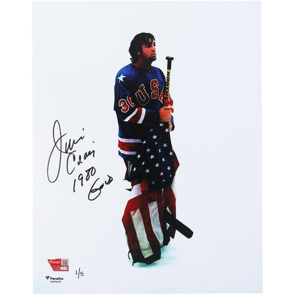 Jim Craig Team USA Autographed 11