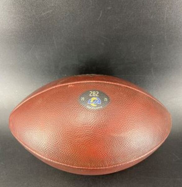 Crucial Catch - Rams Game Used Football (10/02/25 vs San Francisco) Indi...