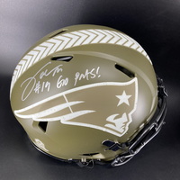 NFL - Patriots Joe Milton Signed Authentic STS Helmet
