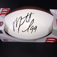 NFL - Falcons Matthew Judon Signed Authentic Football