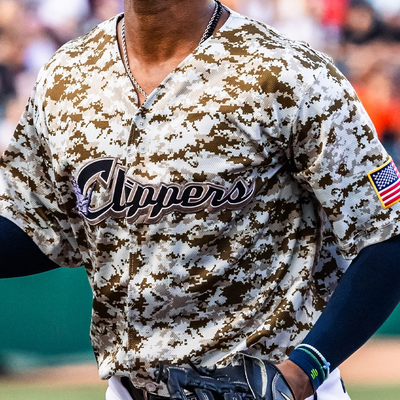 Camo Clippers #22 Chase DeLauter Jersey