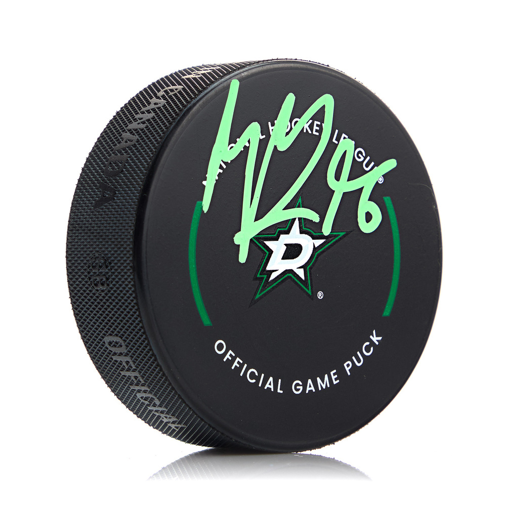 Mikko Rantanen Signed Dallas Stars Official Game Puck
