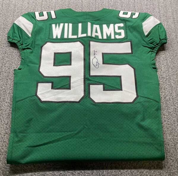 NFL - Jets Quinnen Williams Signed Authentic Jersey Size 42
