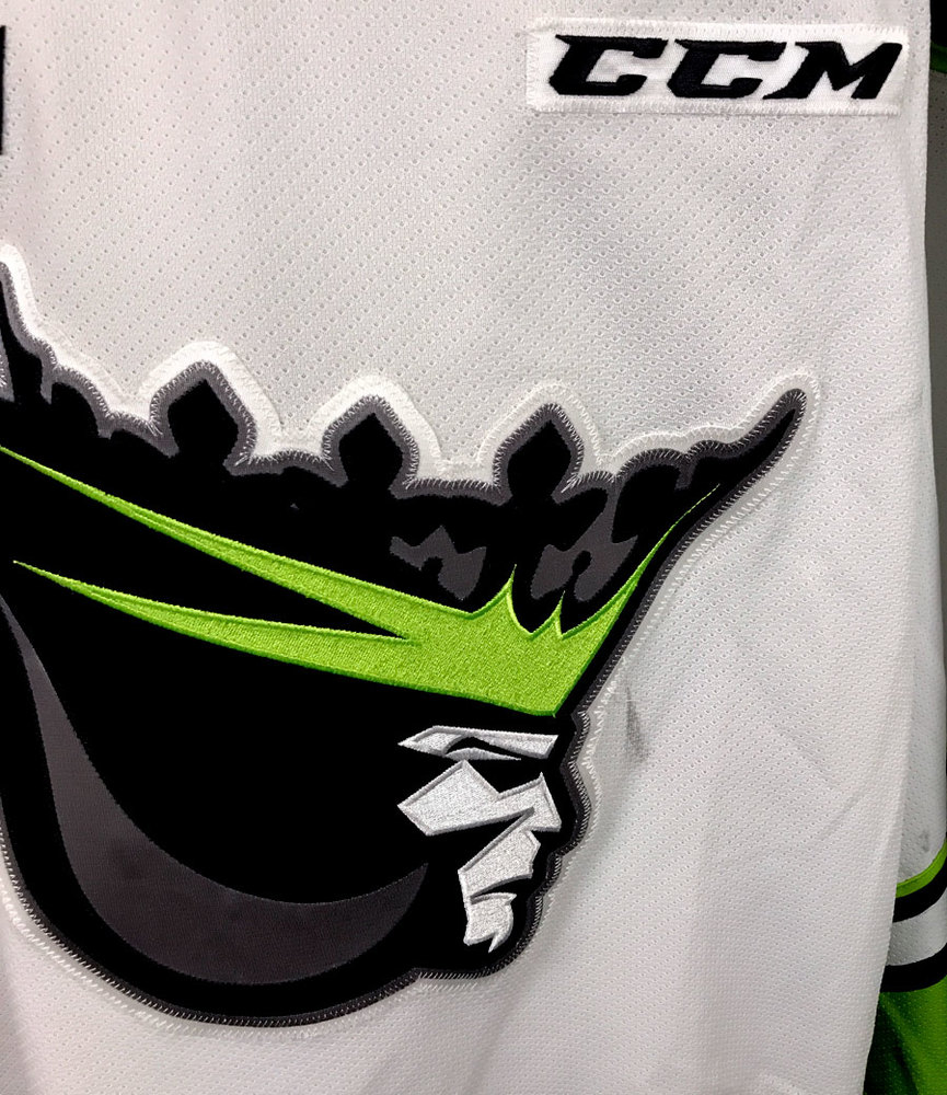 Sebastian Cossa 33 Autographed 201920 Edmonton Oil Kings GameWorn