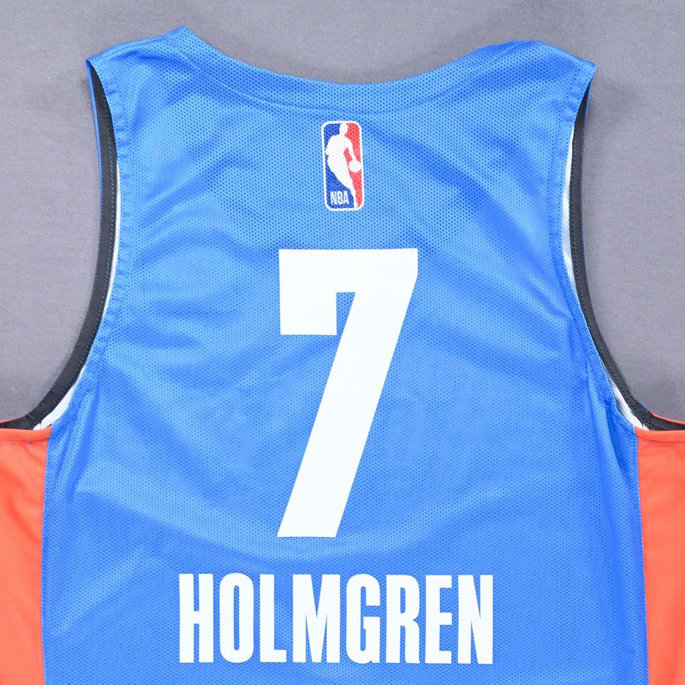 Chet Holmgren Oklahoma City Thunder GameWorn Summer League Jersey