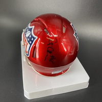 Broncos - Albert Okwuegbunam Signed NFL Shield Flash Mini Helmet