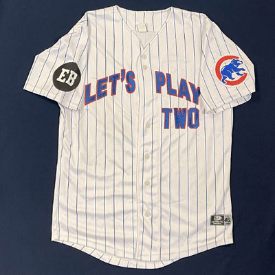 MYRTLE BEACH PELICANS LET'S PLAY TWO JERSEY #15 SIZE 46