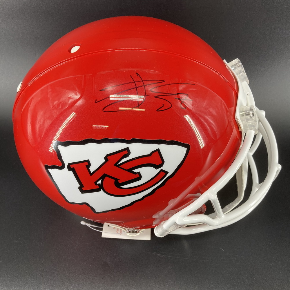 PCC Chiefs Travis Kelce Signed Proline Helmet The official auction