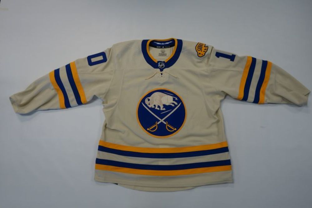 Henri Jokiharju 2022 Buffalo Sabres Heritage Classic Jersey and Pant